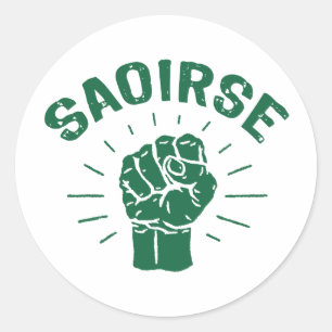 Saoirse Classic Round Sticker