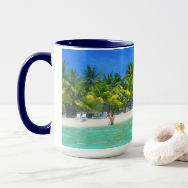 SAONA BEACH MUG (With Donut)