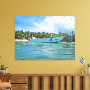 SAONA ISLAND #2 ON CANVAS     20 "x 16" Print