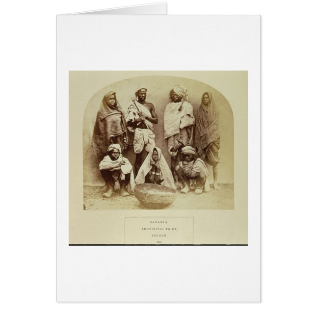 Saonras, an Aboriginal Tribe from Saugor, Central (Front)