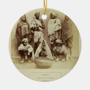 Saonras, an Aboriginal Tribe from Saugor, Central Ceramic Tree Decoration