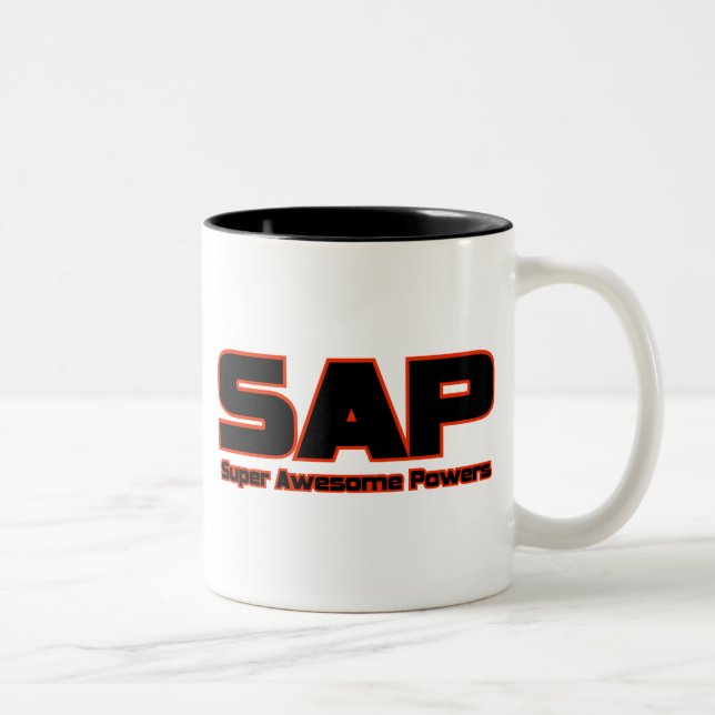 SAP - Super Awesome Powers Two-Tone Coffee Mug (Right)