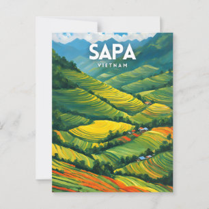 Sapa Vietnam Postcard