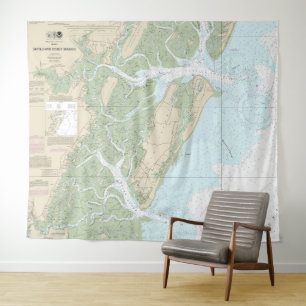 Sapelo and Doboy Sounds Nautical Chart 11510 Tapestry