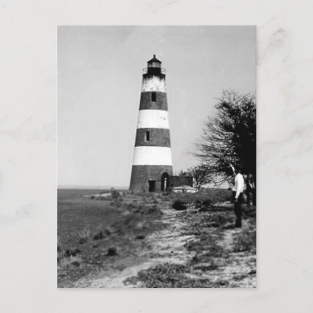 Sapelo Island Lighthouse Postcard (Front)