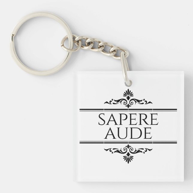 Sapere Aude Key Ring (Front)