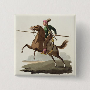 Saphir, from 'Costumes of the Various Nations', Vo 15 Cm Square Badge