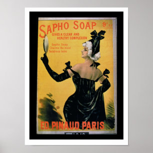 'Sapho Soap - Gives a Clear and Healthy Complexion Poster