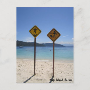 Sapi Island, Borneo Postcard