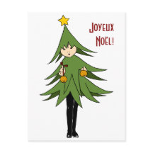 Sapinette / Little Christmas Tree Postcard