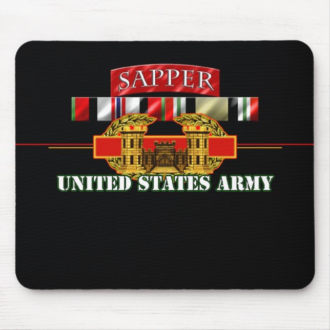 SAPPER OEF OIF MOUSE MAT (Front)