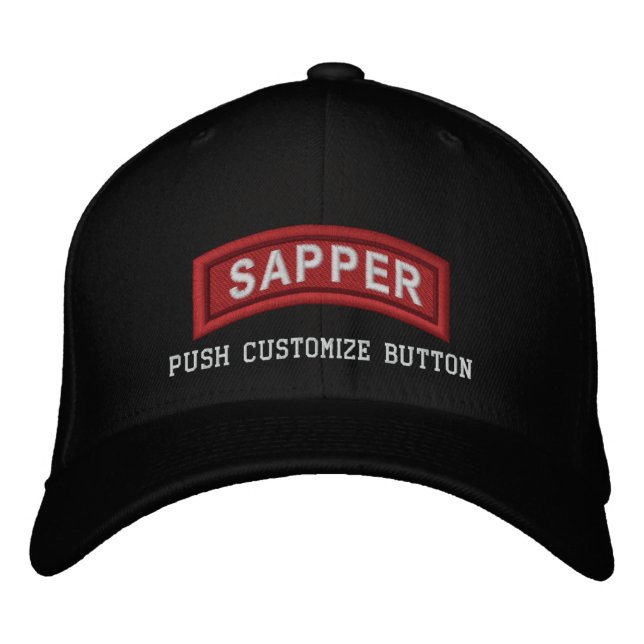 Sapper tab embroidered hat (Front)
