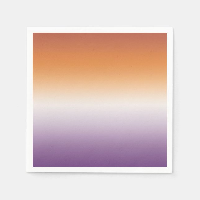 Sapphic Party Subtle Lesbian Flag Napkin (Front)