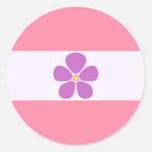 Sapphic Pride Circle Sticker
