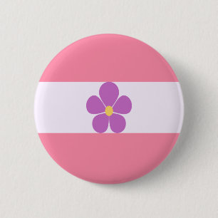 Sapphic Pride Flag 6 Cm Round Badge