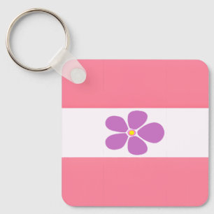 Sapphic Pride Flag - Colourful Sapphic Flag Key Ring
