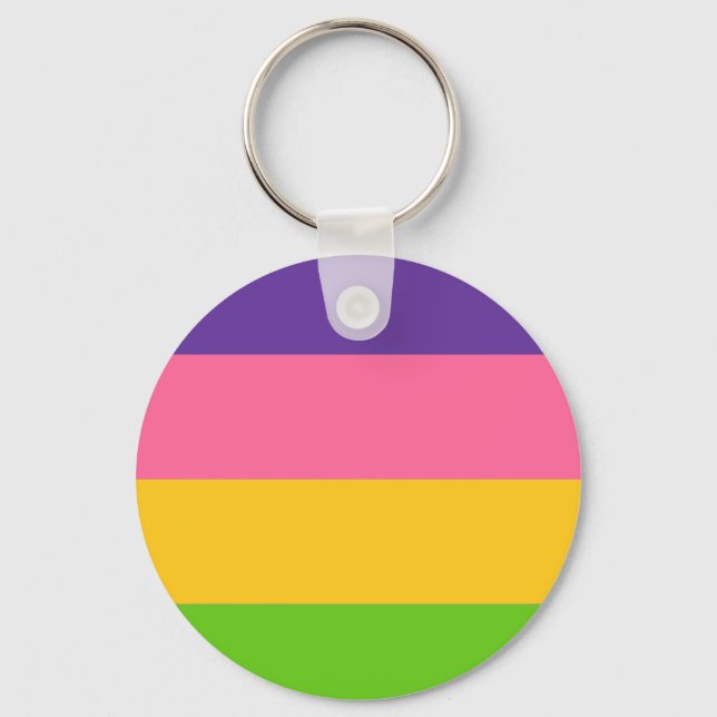 Sapphic Pride Flag Key Ring (Front)
