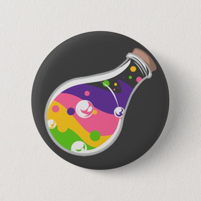 Sapphic Pride Potion Button (Front)