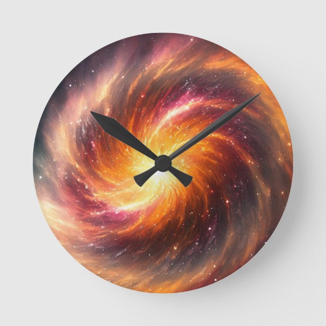 Sapphic Supernova - Round Clock (Front)