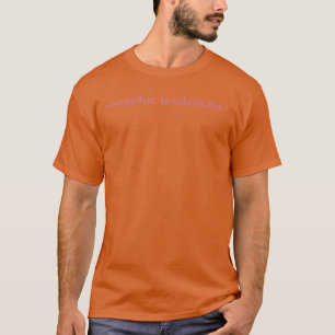 Sapphicendencies Lesbian Pride Subtle WLW LGBT Pri T-Shirt