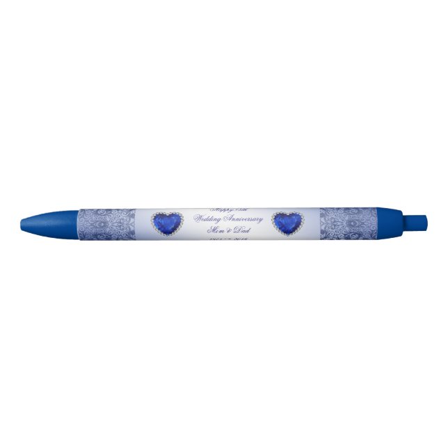 Sapphire 45th Wedding Anniversary Pen (Front)