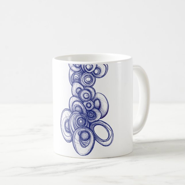 Sapphire Abyss   Coffee Mug (Front Right)