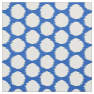 Sapphire Asian Moods Ikat Dots Fabric