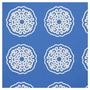 Sapphire Asian Moods Mandalla ~ small pattern Fabric