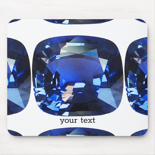 Sapphire Blue Mouse Mat (Front)