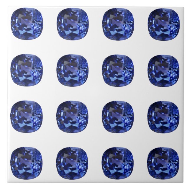 Sapphire Blue Tile (Front)