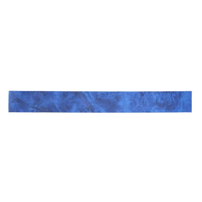 Sapphire Blue Velvet Satin Ribbon (Front)