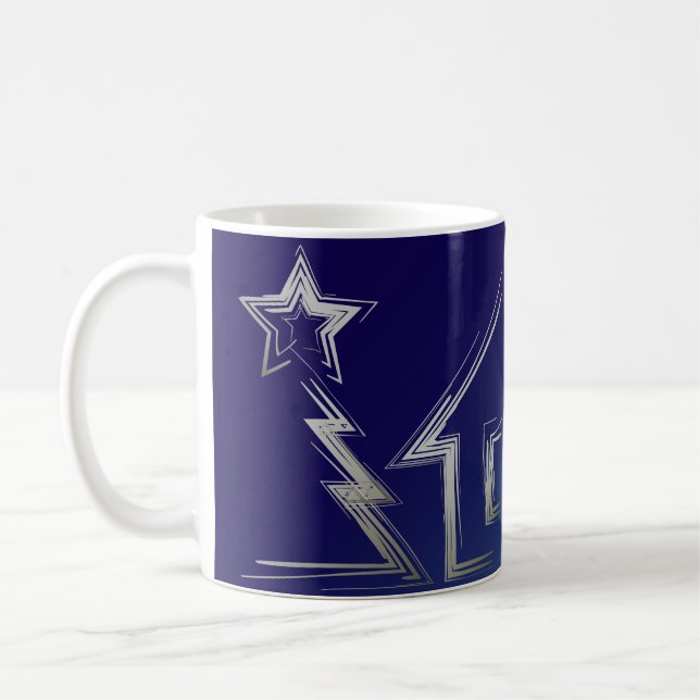 Sapphire Christmas night Coffee Mug (Left)
