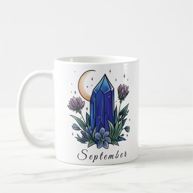 Sapphire coffee mug (Left)