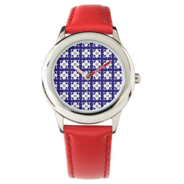 Sapphire Diamond Art, Blue Watch (Front)