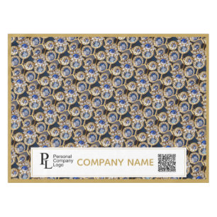 Sapphire Diamond Jewellery Market Stall Craft Fair Tablecloth