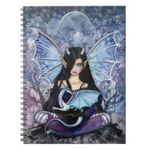 Sapphire Dragon Fairy Notebook