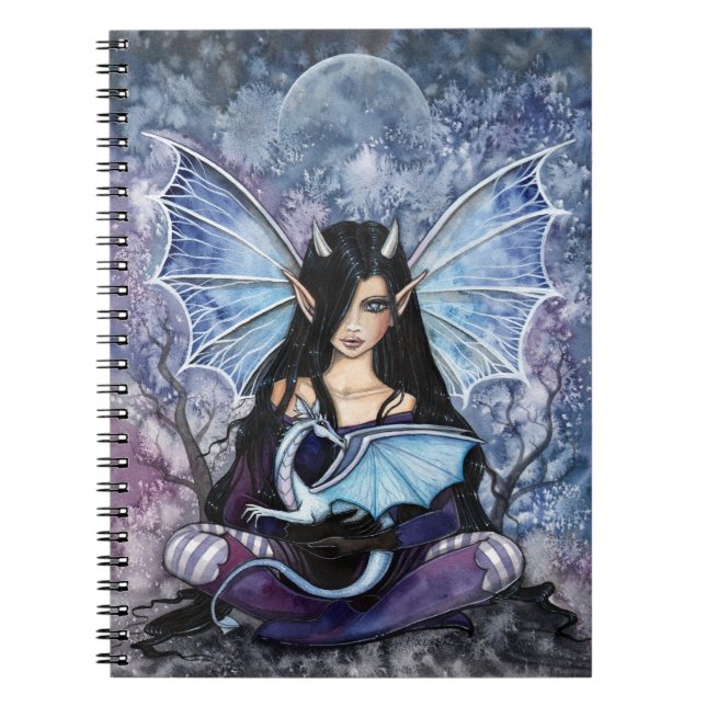 Sapphire Dragon Fairy  Notebook (Front)