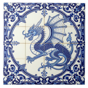 sapphire dragon tile