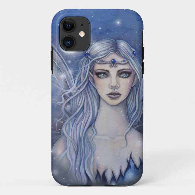 Sapphire Fairy Mystical Fantasy Art Case-Mate iPhone Case (Back)