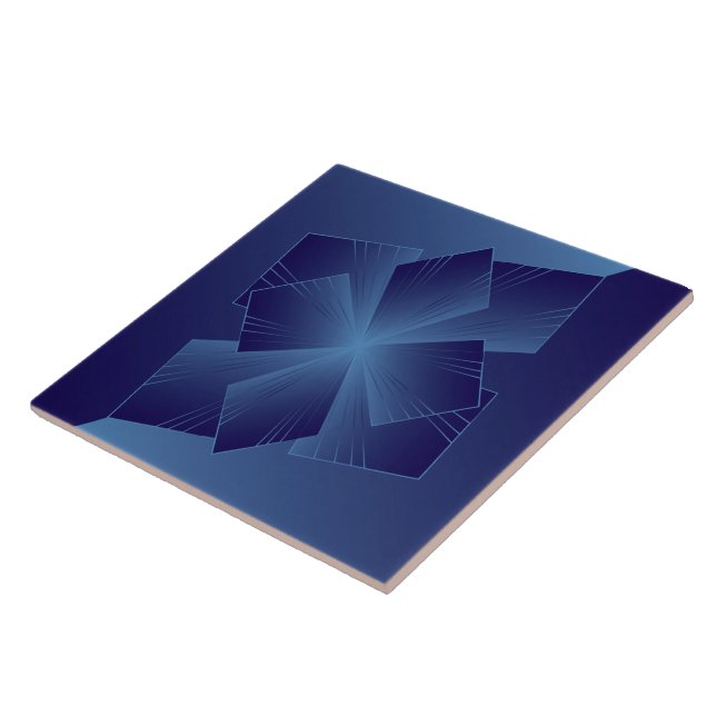 Sapphire Flower Tile (Side)