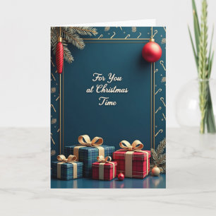 Sapphire Gift Box Card