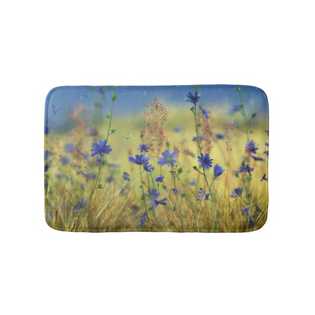 Sapphire & Gold Bath Mat (Front)