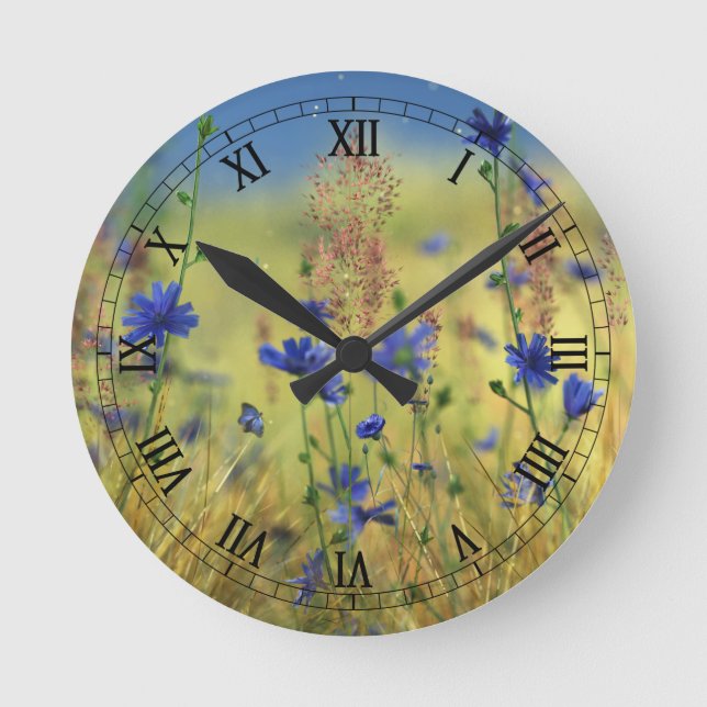 Sapphire & Gold Clock (Front)
