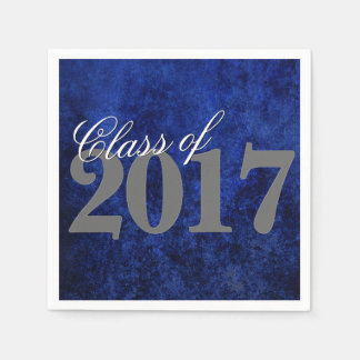 Sapphire Grad | Blue Royal Cobalt Azure Year Napkin