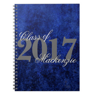 Sapphire Grad   Blue Royal Cobalt Azure Year Notebook