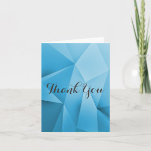 Sapphire Jewel Tones Thank You Card