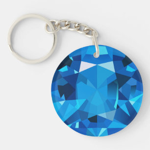 Sapphire Key Ring