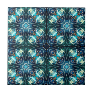 Sapphire Lantern Mosaic Tile