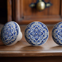 Sapphire Lisbon Patterned Ceramic Design