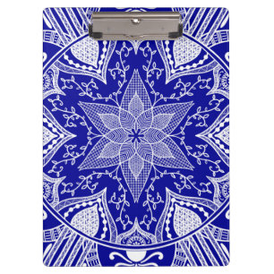 Sapphire Mandala Clipboard